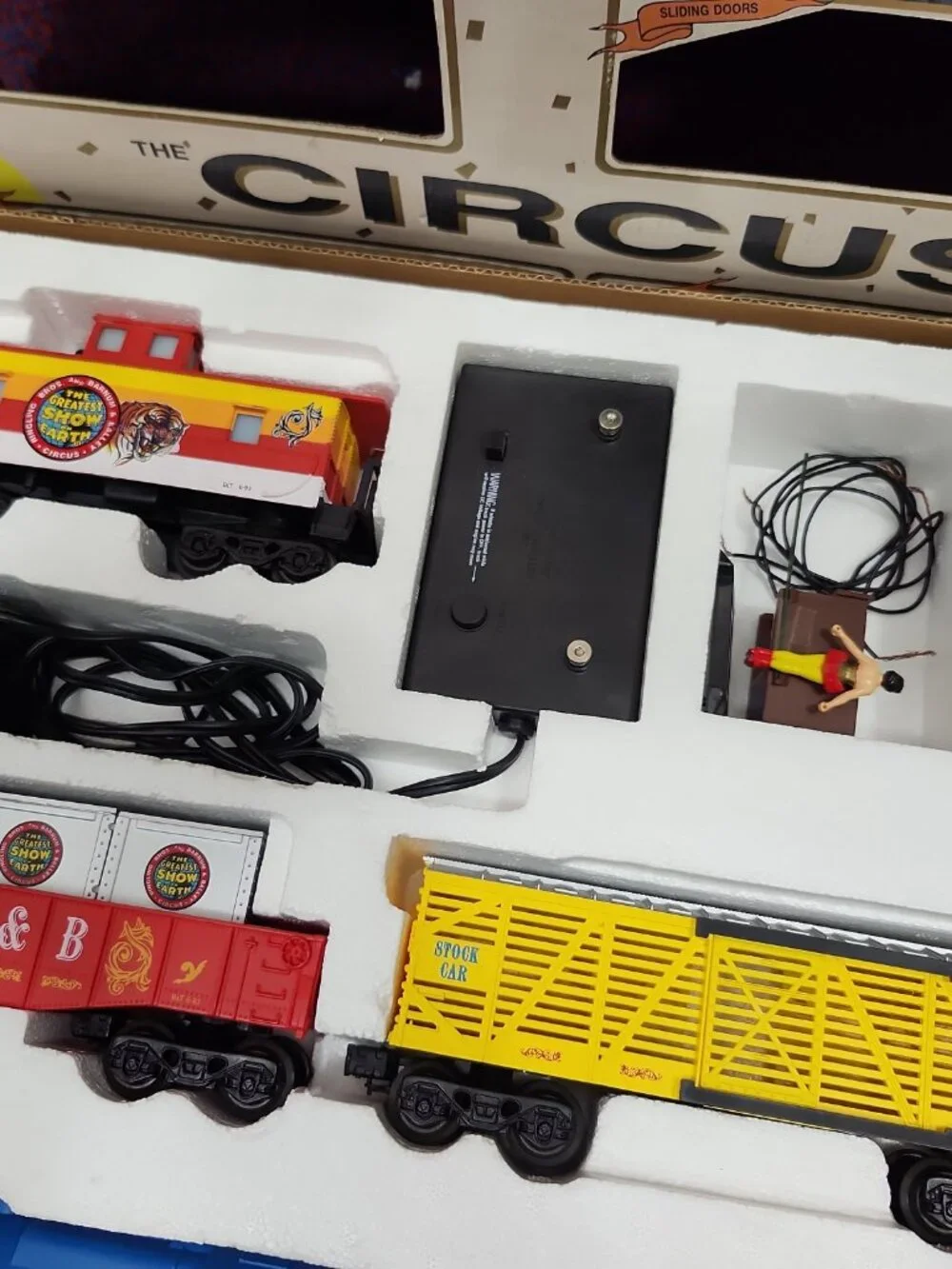 Vintage K-Line 1311 Ringling Bros. Barnum & Bailey Circus Train Set